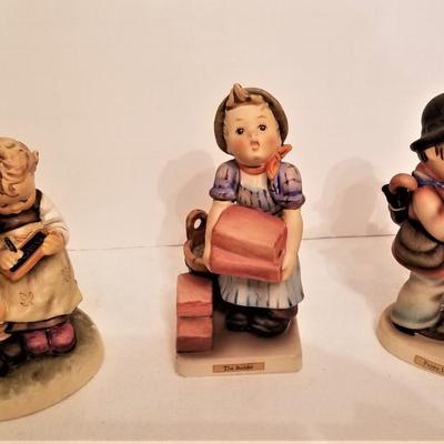 Lot #156  Lot of 3 Vintage Hummel figurines