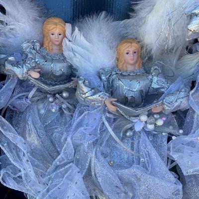 Set of three angel figurines