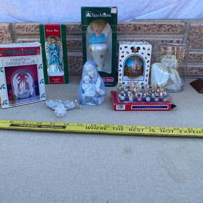 Assortment of Christmas decorations