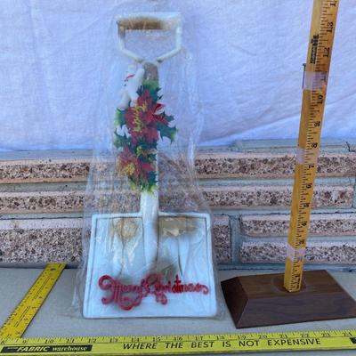 Vintage Christmas door decoration