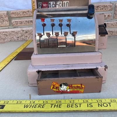 Vintage toy cash register