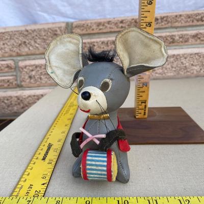 Vintage vinyl toy mouse