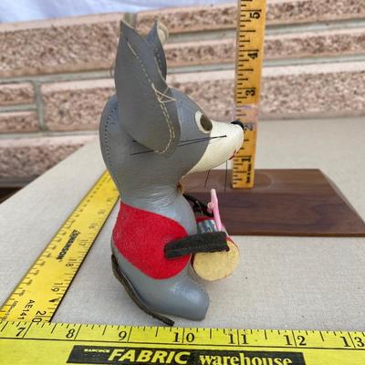Vintage vinyl toy mouse