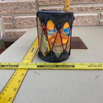 Vintage souvenir toy drum