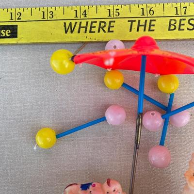 Vintage plastic Santa wind up toy