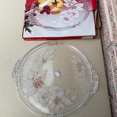 Mikasa Christmas platter