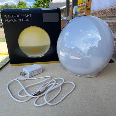 Lighted digital alarm clock