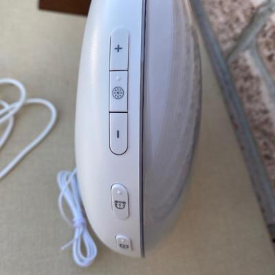 Lighted digital alarm clock