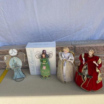 Assortment of four Angels