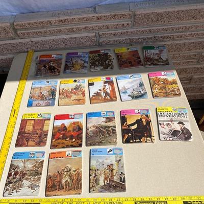 Set of 18 packs of Story of America cards