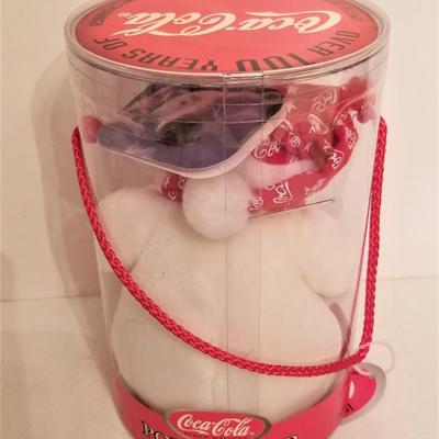 Lot #160  Collectible 1999 Coca-Cola Bear with watch - new in packaging