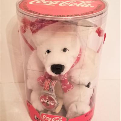 Lot #160  Collectible 1999 Coca-Cola Bear with watch - new in packaging