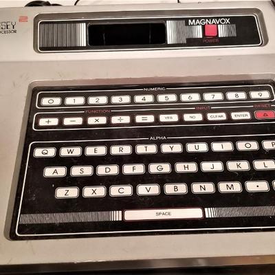 Lot #163  Magnavox ODYSSEY 2 Vintage Video game system with book and lots of games