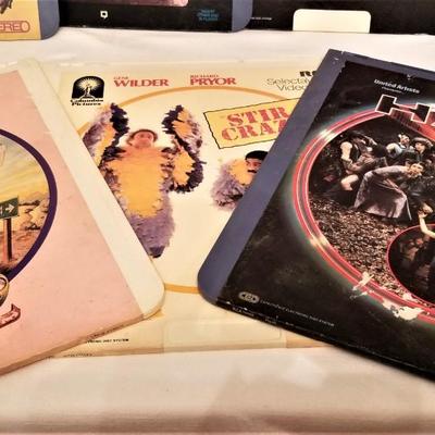 Lot #165  Lot of 6 RCA Electronic Discs - Amityville Horror, Flashdance, more