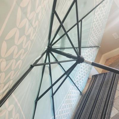 LOT 18G: Geometric Pattern 10ft. Patio Umbrellas