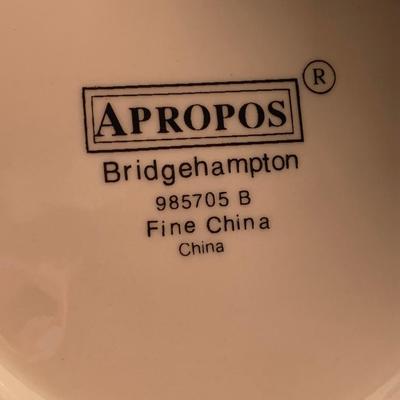 LOT 37R: Apropos Bridgehampton China
