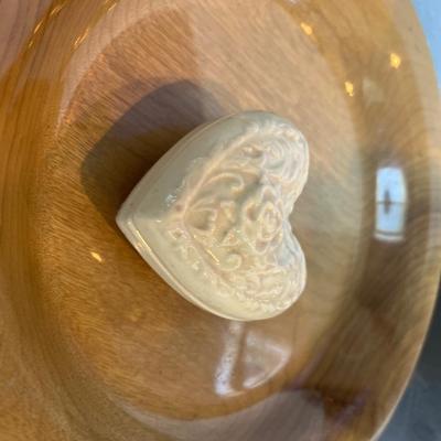 Vintage heart trinket box