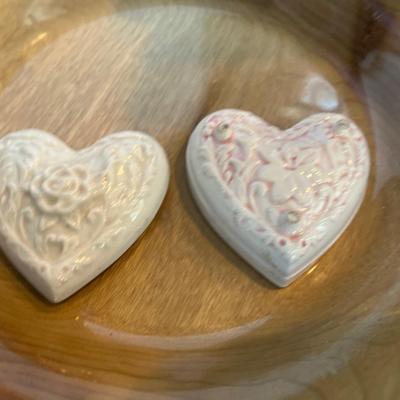 Vintage heart trinket box