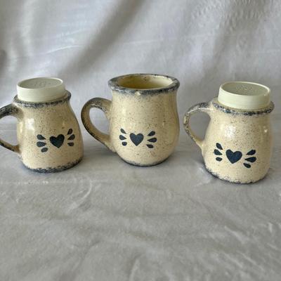 Blue and White Mugs and Corning  Dishes  (K-JM)