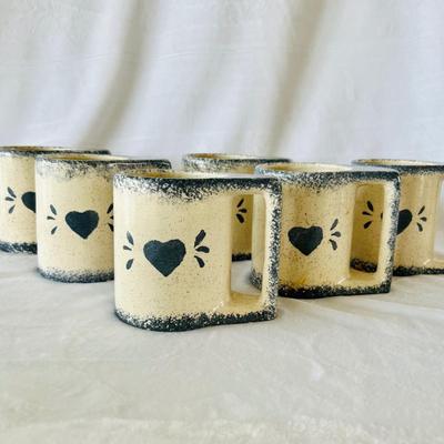 Blue and White Mugs and Corning  Dishes  (K-JM)