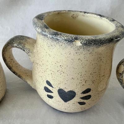 Blue and White Mugs and Corning  Dishes  (K-JM)