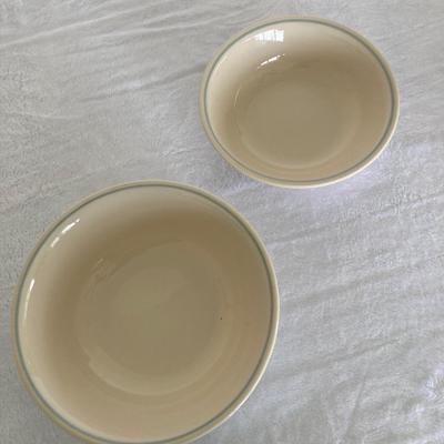 Blue and White Mugs and Corning  Dishes  (K-JM)
