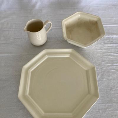 Blue and White Mugs and Corning  Dishes  (K-JM)