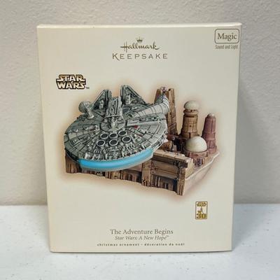 HALLMARK ~ Keepsake ~ Star Wars ~ The Adventure Begins Ornament