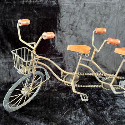 Metal Art, Tandem Bicycle and Ship (D-JM)