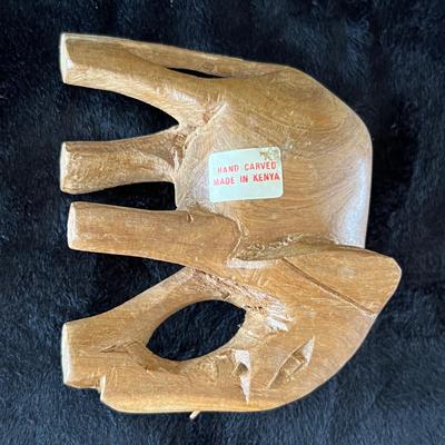 Small Wood Carved Animals and