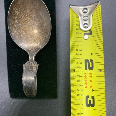 2 Vintage Baby Spoons - 3.5â€ & 3â€ approx
