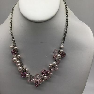 Pink Fashion Necklace