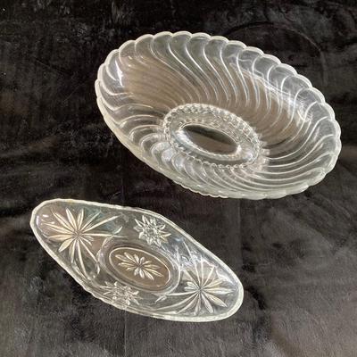 Eight Glass Serving Dishes   (K-RH)