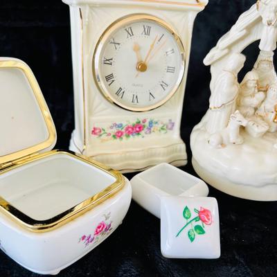 Musical Nativity Scene and Porcelain Accents  (D-JM)