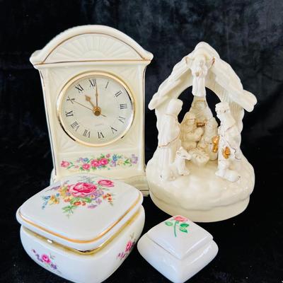 Musical Nativity Scene and Porcelain Accents  (D-JM)