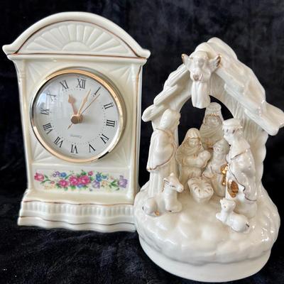 Musical Nativity Scene and Porcelain Accents  (D-JM)