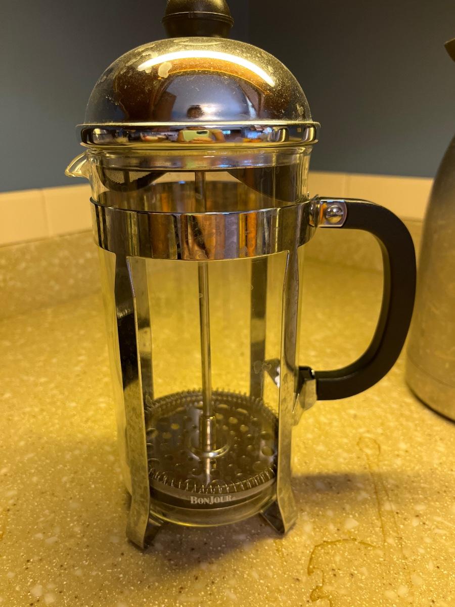 K250 Mueller electric coffee pot, Bonjour coffee press, Carafe