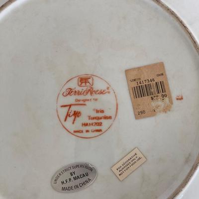 Recipe/ Turquoise Decor Plate