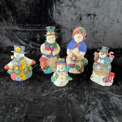 Five Christmas Snow People (D-JM)