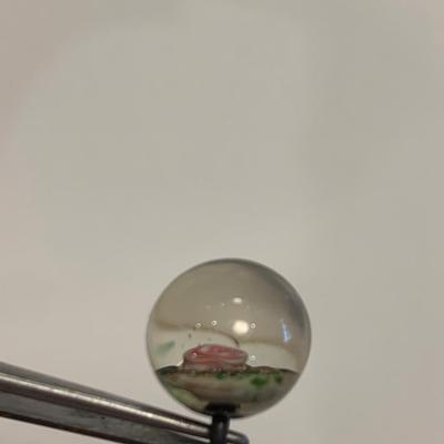 Lot 85 Rose in Glass button