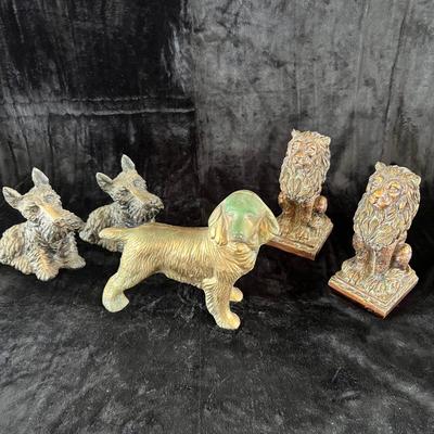 Metal Animal Figurines and Bookends(D-JM)