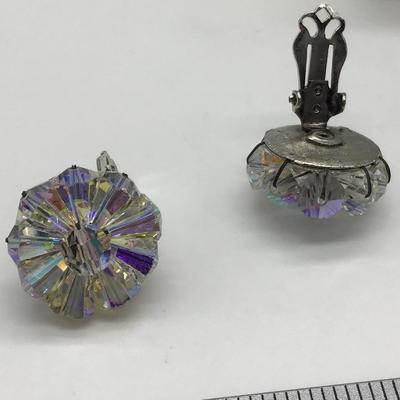 Beautiful Vintage Crystal Rhinestone Earrings