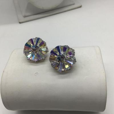 Beautiful Vintage Crystal Rhinestone Earrings