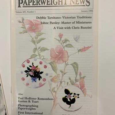 Lot 110 Paperweight News Issues