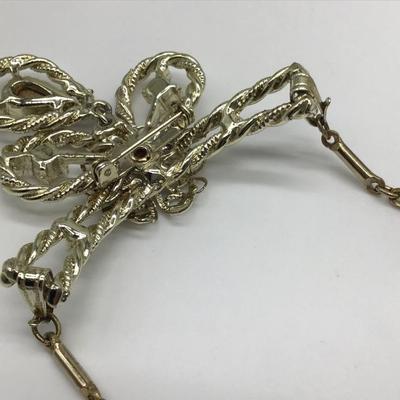 Vintage Brooch Necklace Combo