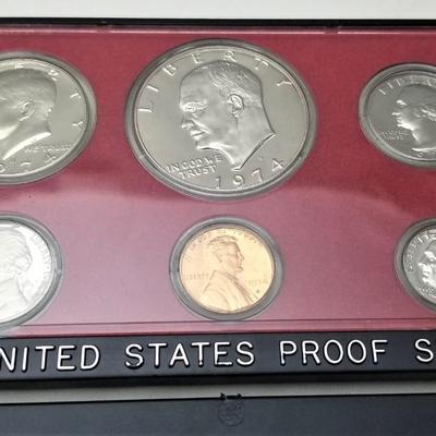Lot #175  US Proof set - 1974 - in original case
