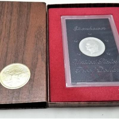 Lot #176  US Mint Eisenhower Proof Dollar in original packaging - 1971