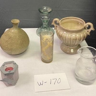 Candle and Vase Lot