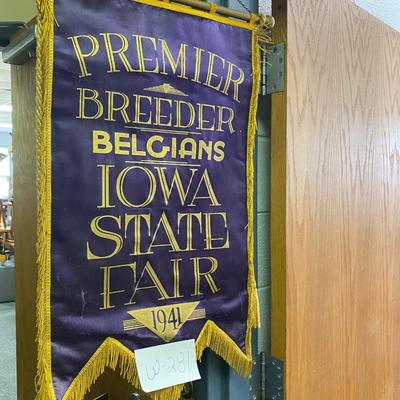 1941 Iowa State Fair Banner