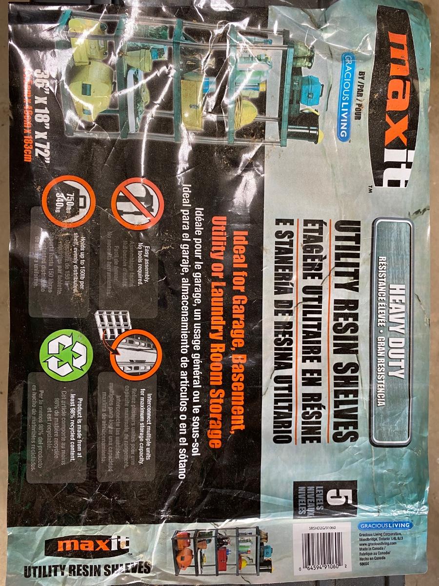 Maxit Resin Shelf Unit